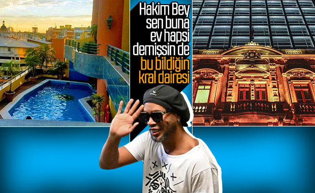 Ronaldinho, ev hapsinde canlı yayına bağlandı