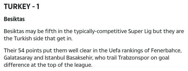 Ligler tamamlanamazsa Avrupa'ya kim gidecek