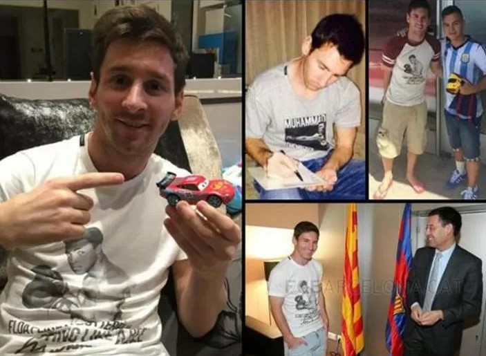 Messi'nin, Muhammed Ali hayranlığı