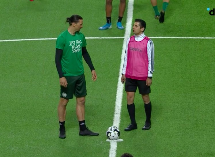 Zlatan İbrahimovic maç yaptı