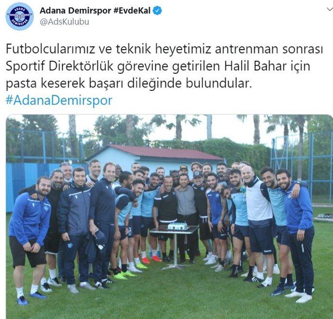 Adana Demirspor sosyal mesafeyi hiçe saydı