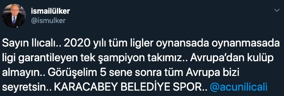 Acun Ilıcalı'ya çağrı: Karacabey'i satın alın