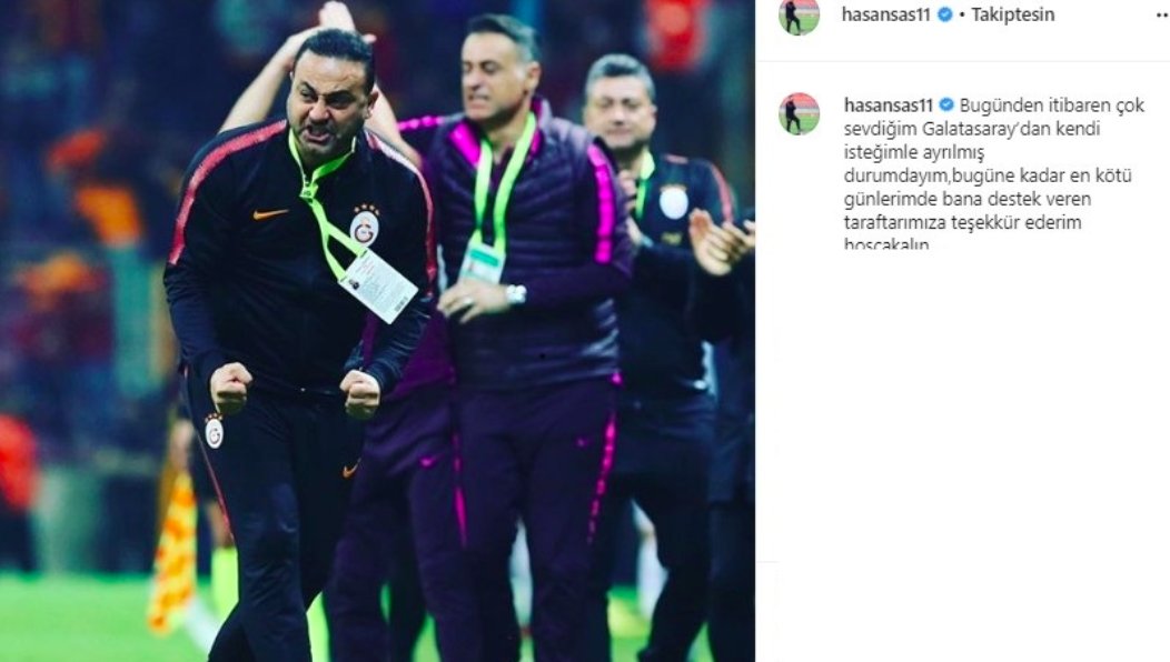 Hasan Şaş istifa etti