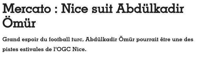 Fransız basını: Nice, Abdülkadir Ömür'ü istiyor