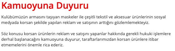 Beşiktaş'tan armalı maske kararı