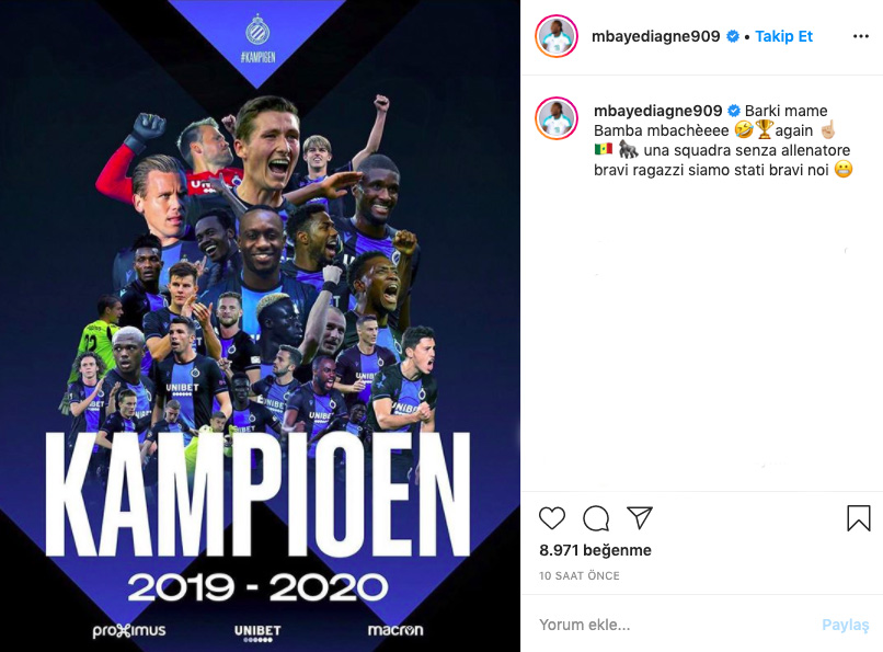 Diagne fotoğraftan hocasını sildi, kendisini koydu