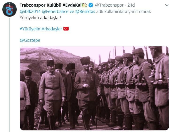 Süper Lig'den 17 takım Gençlik Marşı'nı söyledi