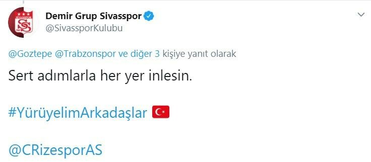 Süper Lig'den 17 takım Gençlik Marşı'nı söyledi