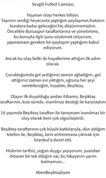 Bursa'nın kovduğu futbolcuyu Beşiktaş transfer etti