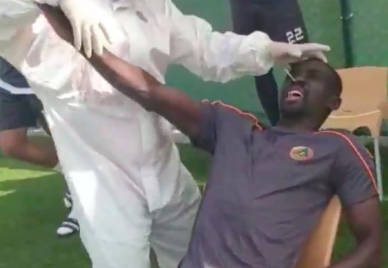 Papiss Cisse'nin koronavirüs testiyle imtihanı