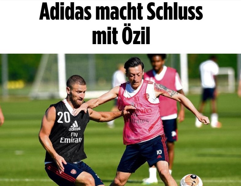 Adidas, Mesut Özil ile yollarını ayırma kararı aldı