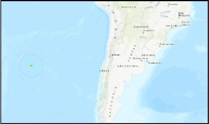 Şili'de 6,2'lik deprem