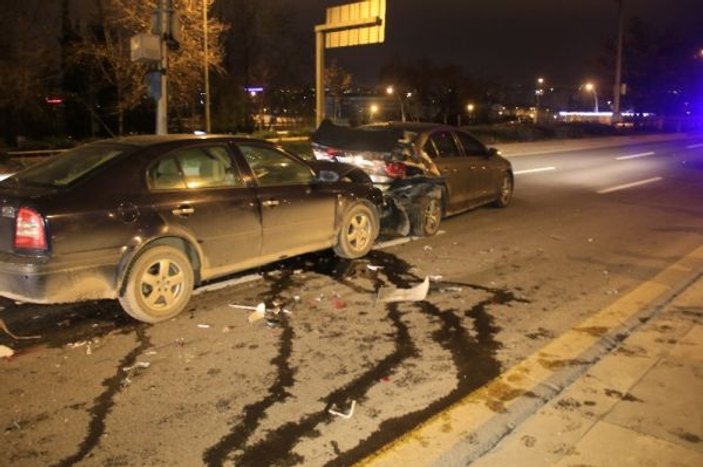 Başkent’te alkollü ve ehliyetsiz sürücü kazaya neden oldu