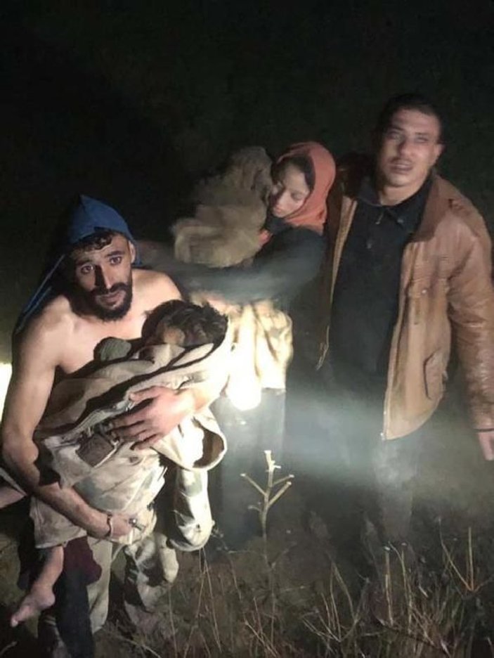Hatay'da 13 Suriyeli donmak üzereyken bulundu