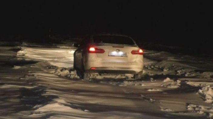 Kars’ta bir kişi donmaktan son anda kurtuldu