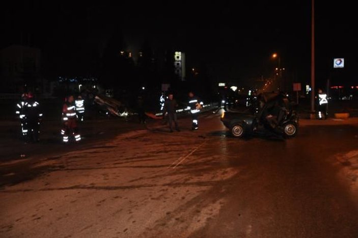 Bartın'da kaza: 1 ölü 2 yaralı