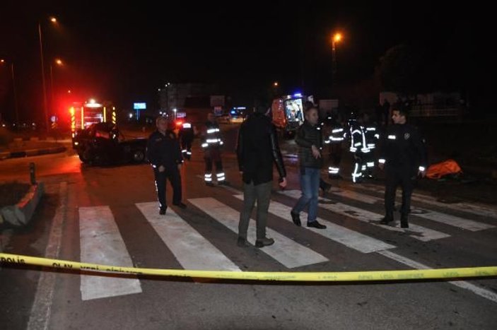 Bartın'da kaza: 1 ölü 2 yaralı