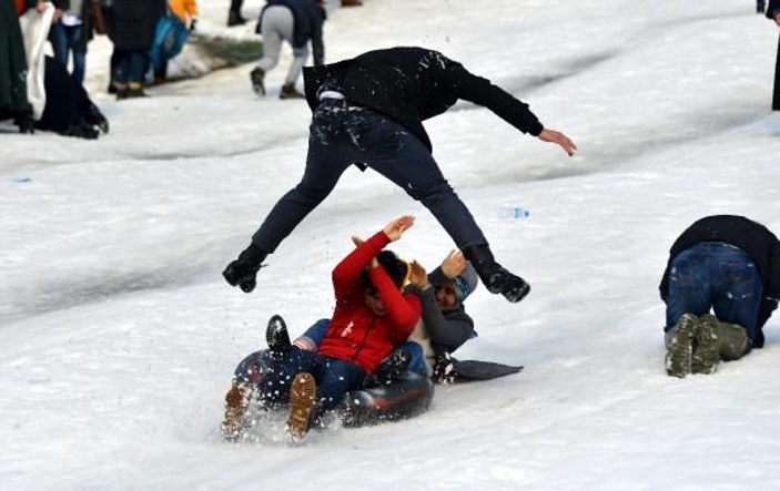 Rize'de kar festivali başladı