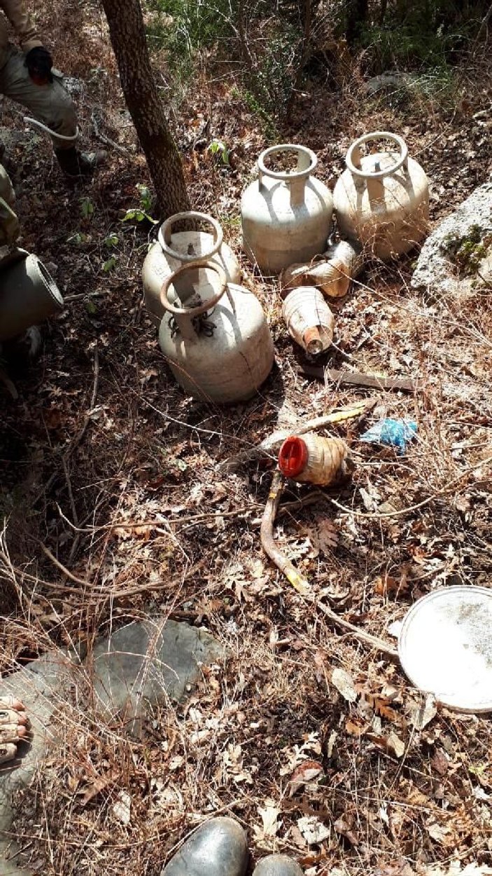 Amanoslar'da teröristlere ait 9 sığınak bulundu