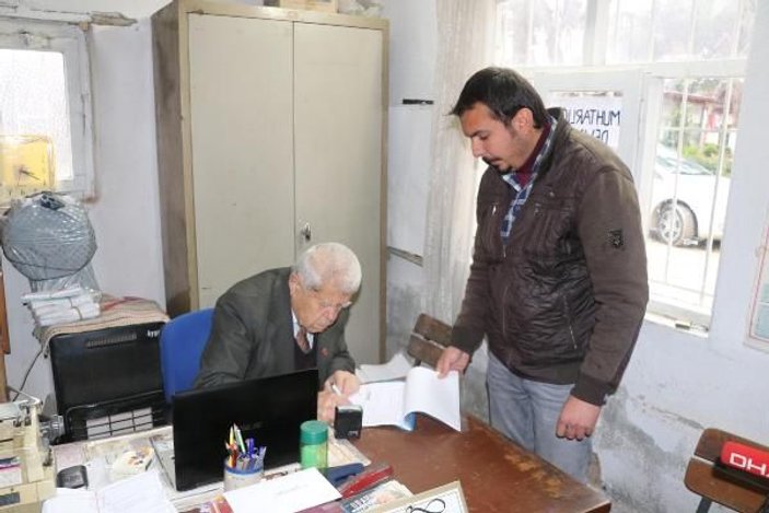 Denizli'de 90 yaşındaki muhtar yeniden aday