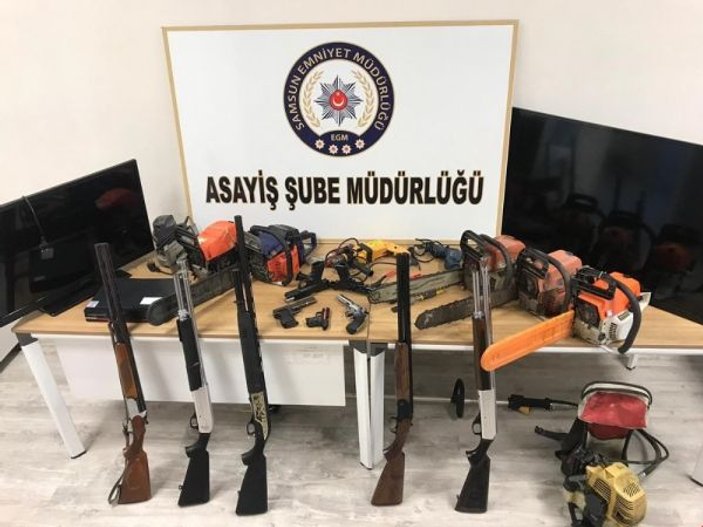 Samsun’da hırsızlık operasyonu: 11 gözaltı