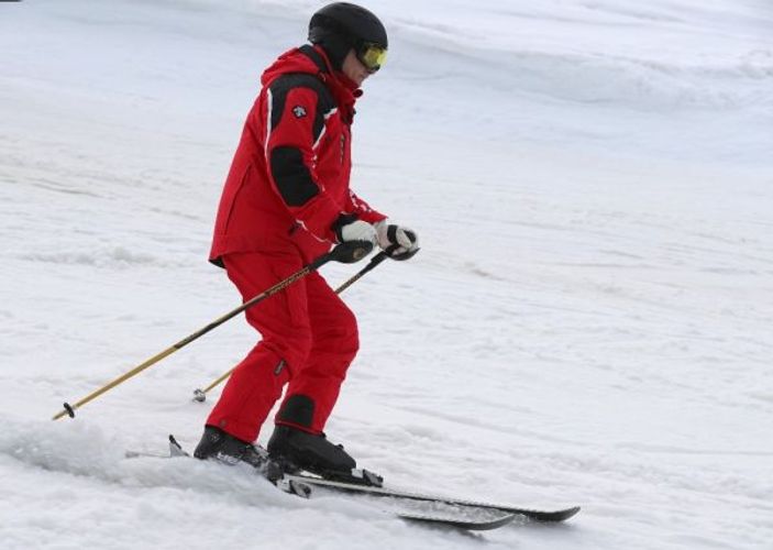 Putin ve Lukaşenko kayak yaptı