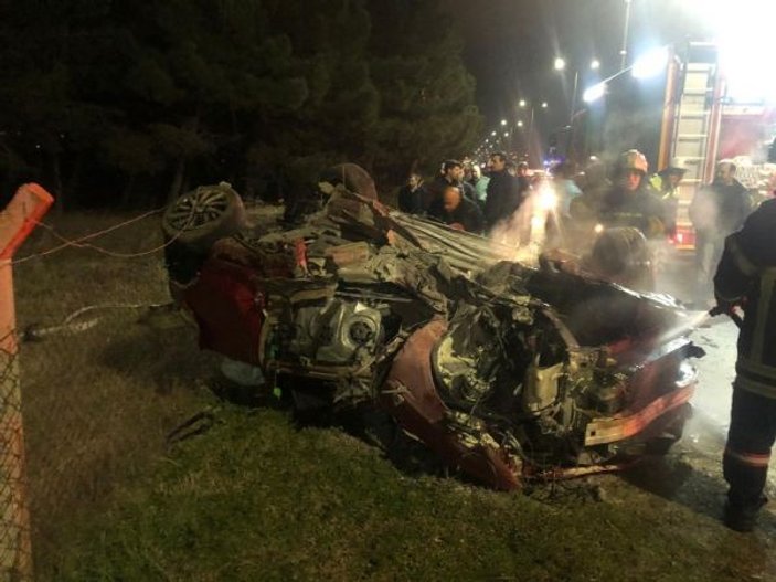 Tekirdağ’da trafik kazası: 3 yaralı