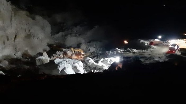 Muğla'da taş ocağındaki göçük: 3 ölü