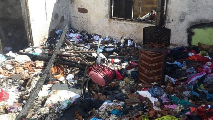 İzmir'de alevlerin arasında kalan genç kız yangını rüya sandı