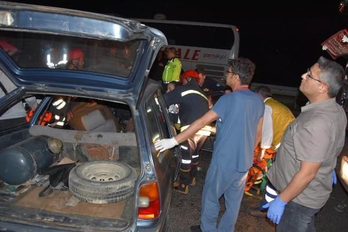 Manisa'da kaza: 1 ölü, 6 yaralı