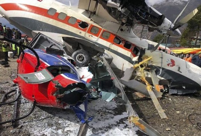 Nepal’de yolcu uçağı iniş sırasında kaza yaptı