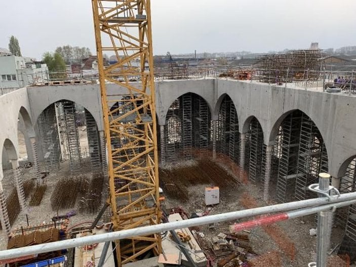 Strazburg’da Avrupa’nın en büyük camisinin yapımı sürüyor