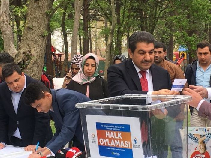 Esenler halkı, mangala 'Evet' dedi