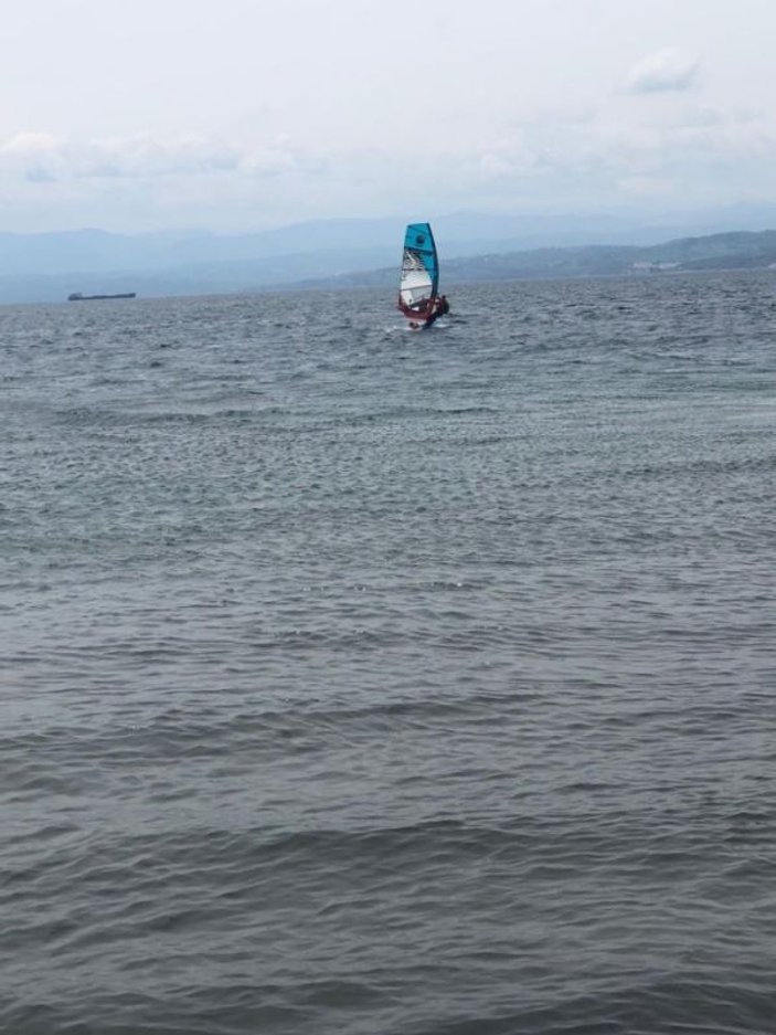 45 yaşındaki Norveçli, sörf tahtasıyla Sinop’a ulaştı