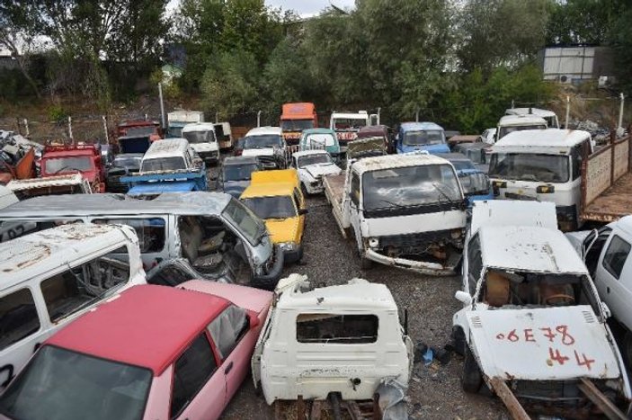 Ankara'da hurda araç temizliği