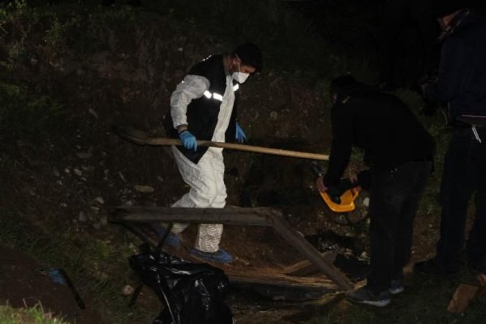 Tokat'ta çay kenarında yanmış insan kemikleri bulundu