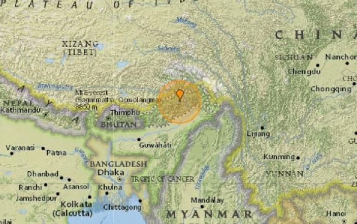 Hindistan'da deprem