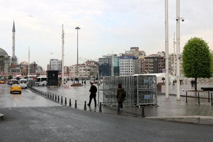 Taksim Meydanı'nda 1 Mayıs önlemi