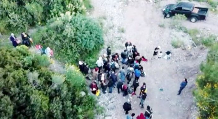 Muğla’da drone destekli mülteci operasyonu