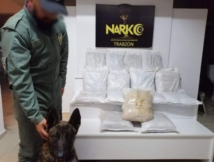 Trabzon’da 122 kilo uyuşturucu ele geçirildi