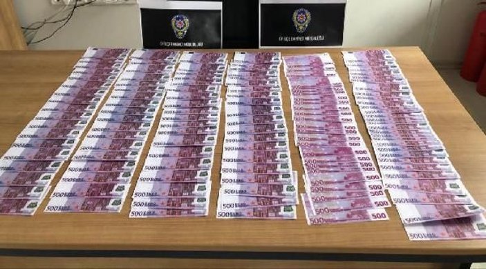 Gürcü şüpheli sahte eurolarla yakalandı