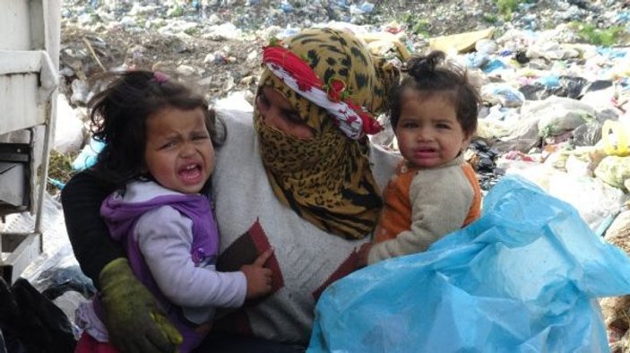 Herkes için çöp Suriyeli aile için geçim kaynağı