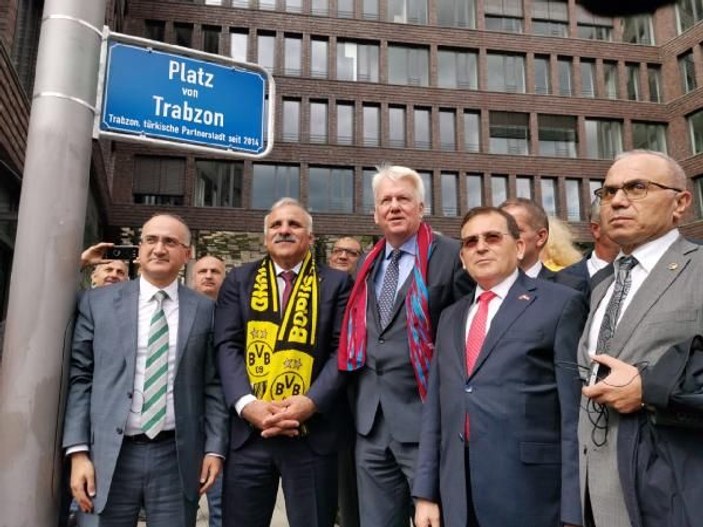 Dortmund’da Trabzon Meydanı törenle açıldı