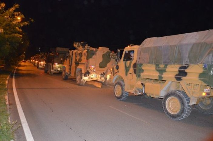 Suriye sınırına komando takviyesi sürüyor
