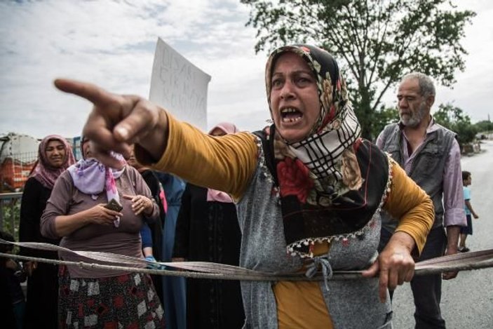Başakşehir'de kadınların uyuşturucu protestosu