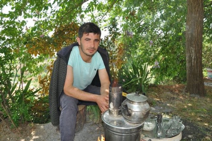 Gaziantep'te genç çiftçiyi yılan ısırdı