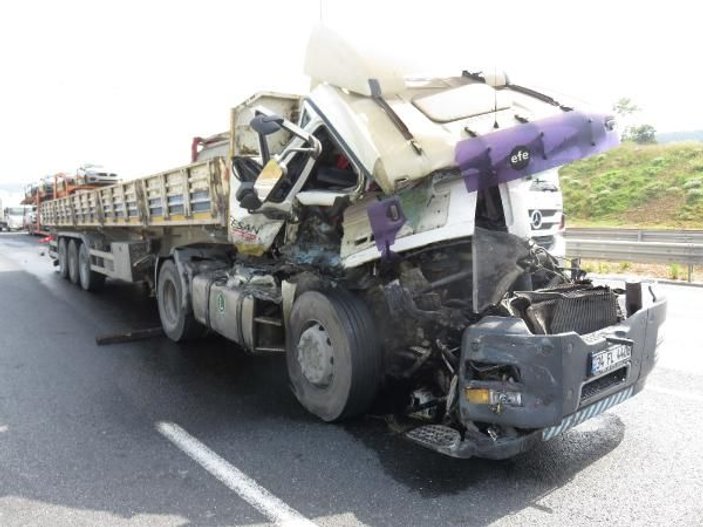 Kuzey Marmara otoyolunda kaza: 1 yaralı