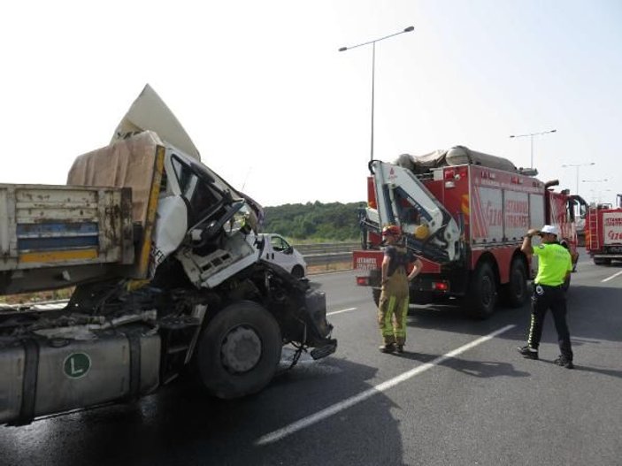 Kuzey Marmara otoyolunda kaza: 1 yaralı