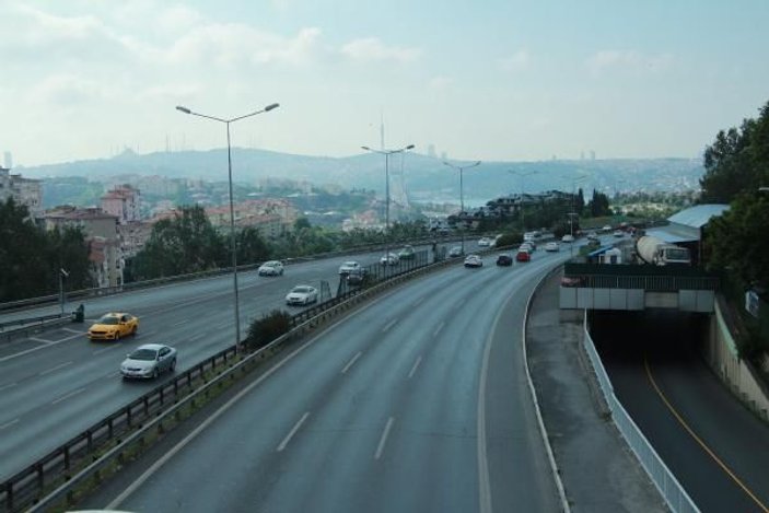 İstanbul'da yollar boş kaldı