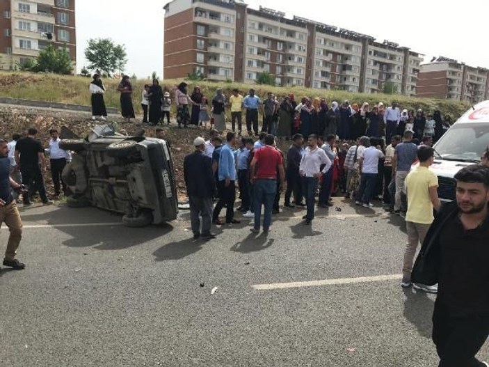 Bingöl'de trafik kazası: 5 yaralı